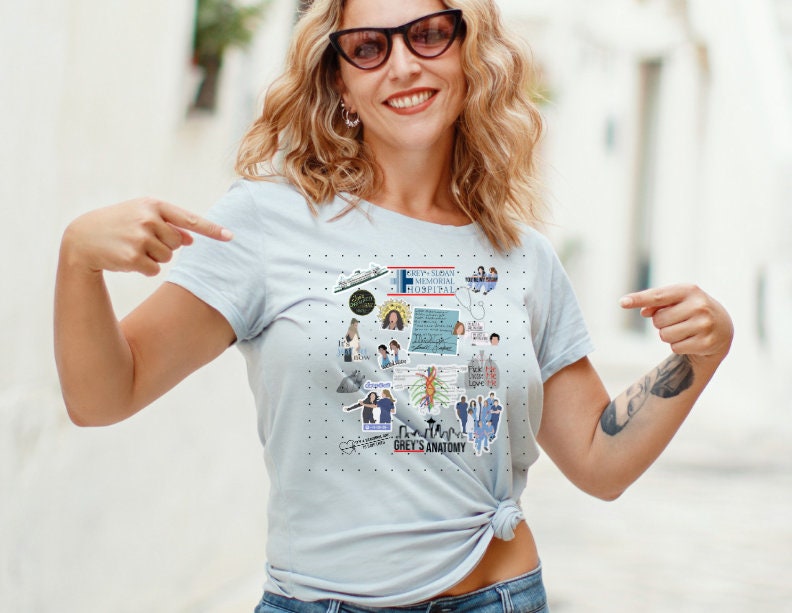 Grey's Anatomy Inspired T-Shirt - You Are the Sun - Grey Sloan Memorial Hospital; Trendy Greys Anatomy T-Shirt for Women