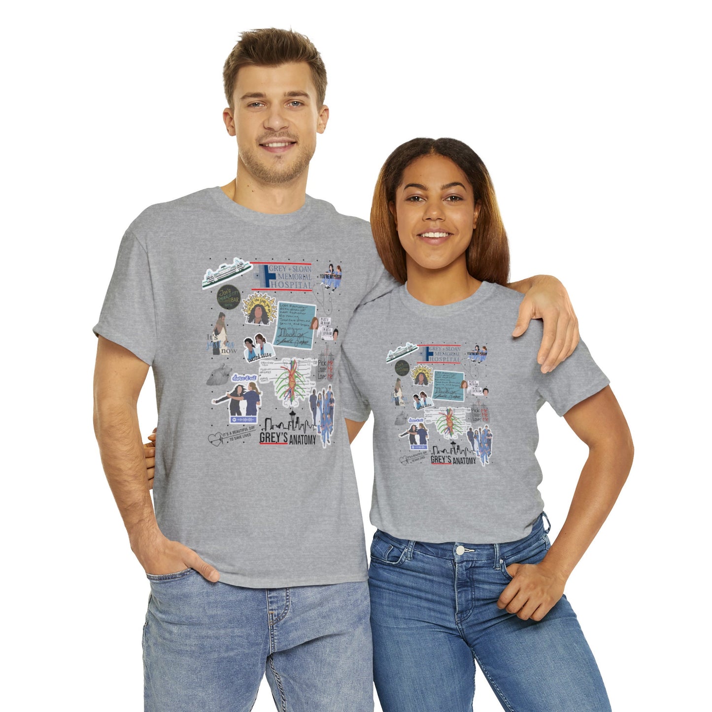 Grey's Anatomy Inspired T-Shirt - You Are the Sun - Grey Sloan Memorial Hospital; Trendy Greys Anatomy T-Shirt for Women