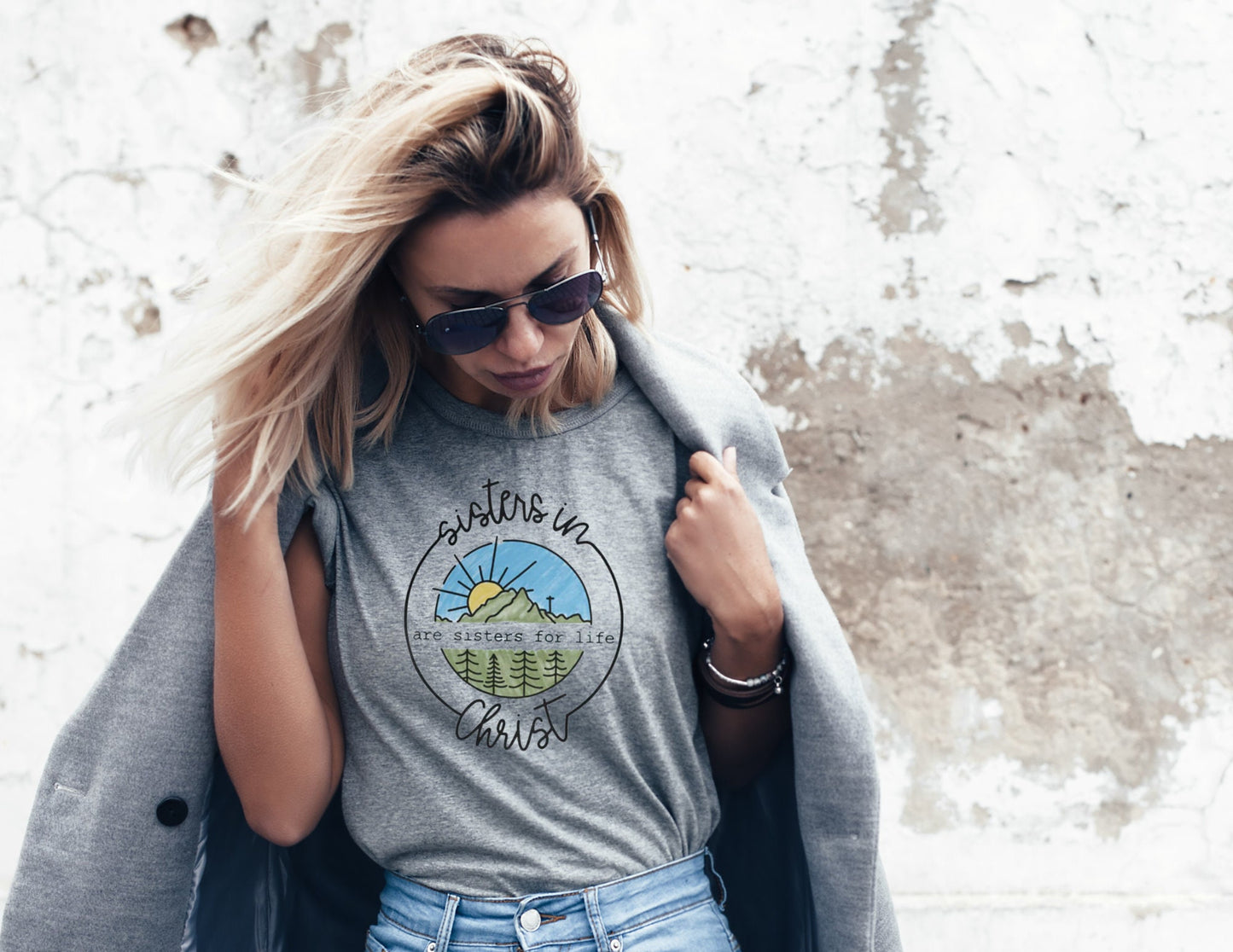Sisters in Christ shirt; Faith; Christian; Shirts for women; Gift for women;