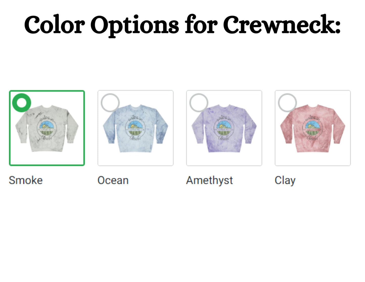Sisters in Christ Tie-Dye Crewneck Sweatshirt - Women's Comfort Color - Christian Women Sweatshirt; Colorful Bible Long Sleeve