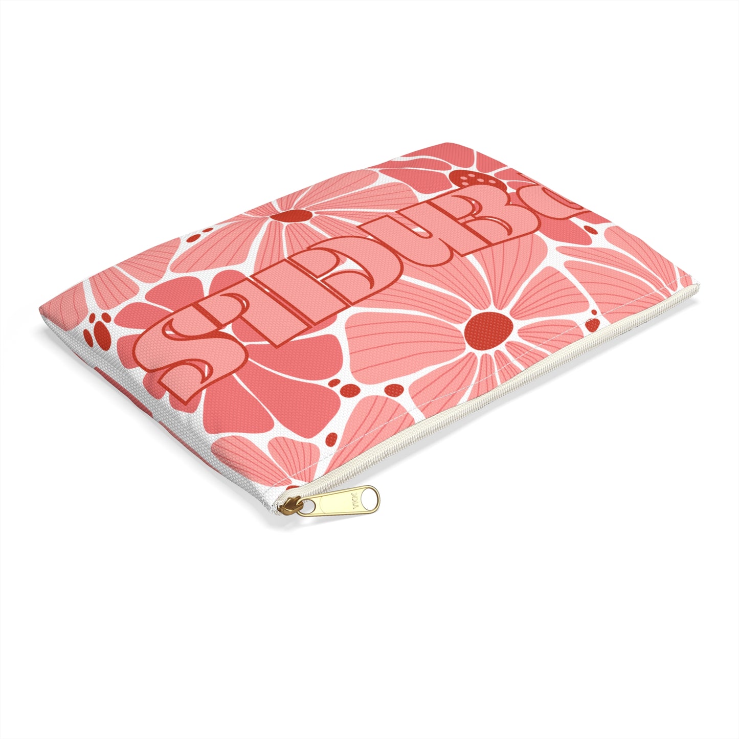 Charming Floral Retro Pencil Pouch - Enchanted Blooms - Perfect Back to School Accessory