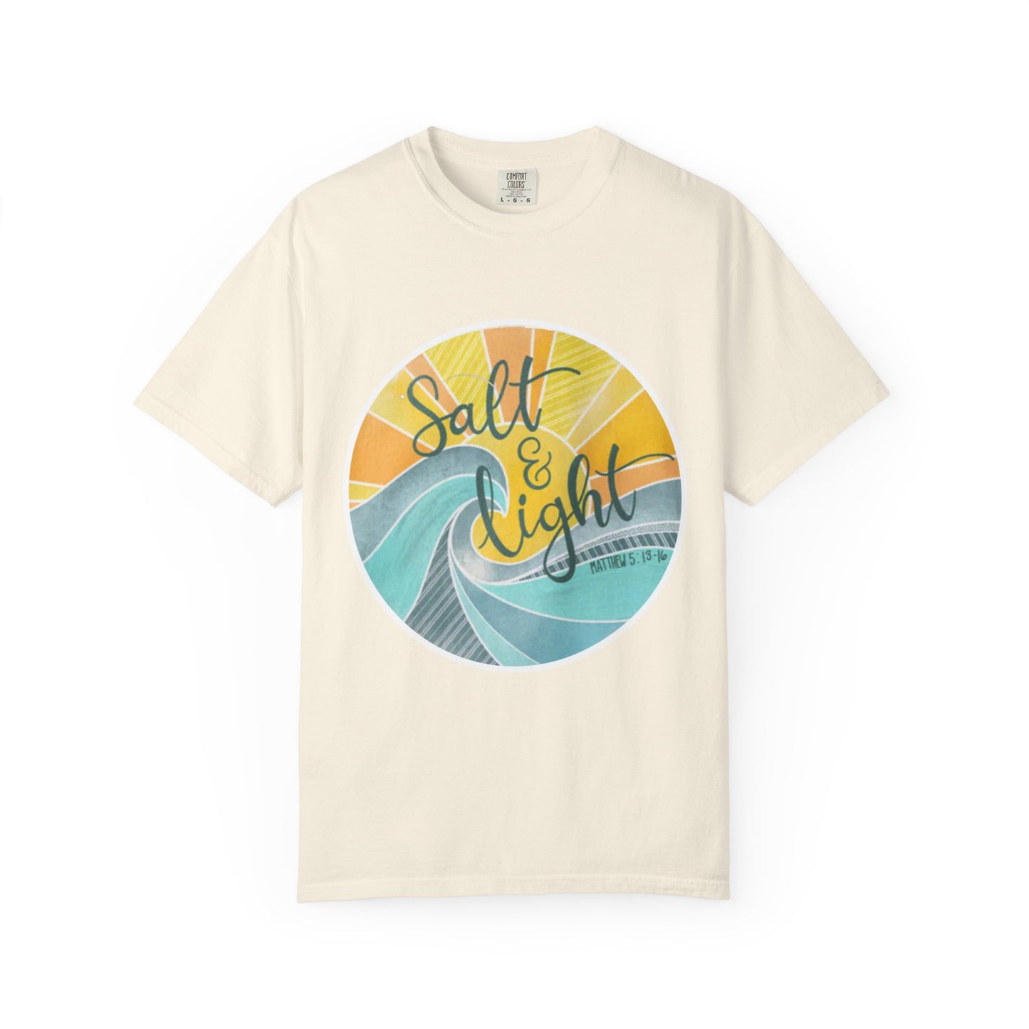 Christian TShirt; Salt and Life; Bible Verse Tee; Women's Faith; Christ like apparel; Hope; Love; Spiritual shirt; Let your light shine