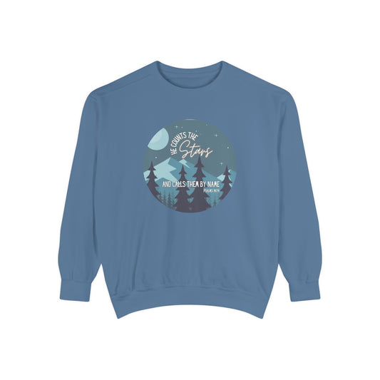 Starry Nights Sweatshirt - Scripture Shirt