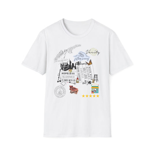 Colleen Hoover Theme Tshirt; Womens bookworm shirt; It Ends with Us; Maybe Someday; Ugly Love; Verity; Slammed; Booktok;
