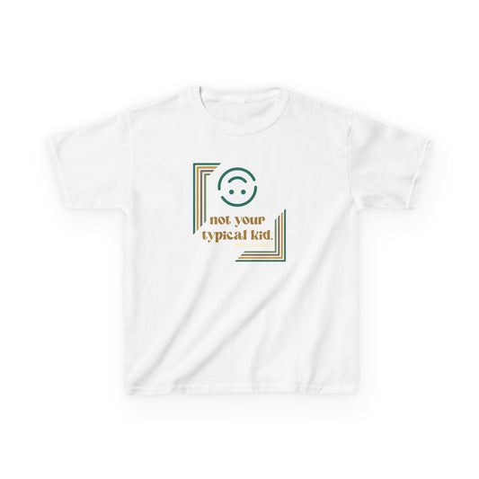 Not Your Typical Kid Tee - Neurodiversity Acceptance - Fun Kids Heavy Cotton, Birthday Gift, Playdate Outfit, Casual Wear, Summer Style