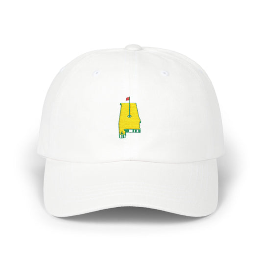 Embroidered Golf Cap, Alabama Golf Logo Hat, Masters Theme Cap, Men Women Gift, Golfing Dad Hat, Sports Fan Accessories, Golf Lover Apparel,