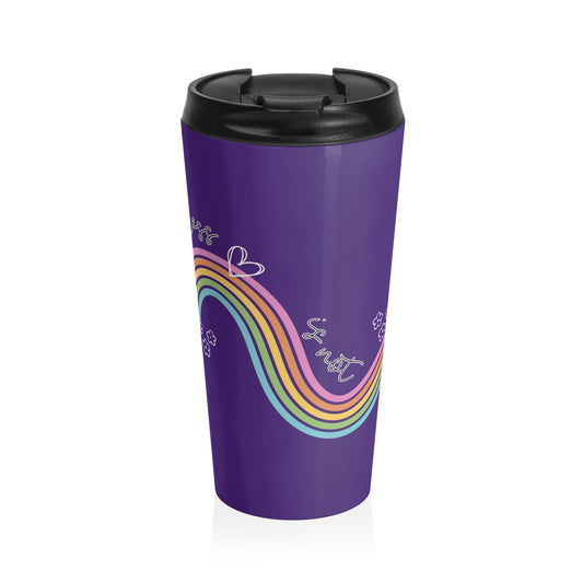 Progress is Not Linear- Autism Awareness- Special Education- Teacher Cup- Stainless Steel Travel Mug