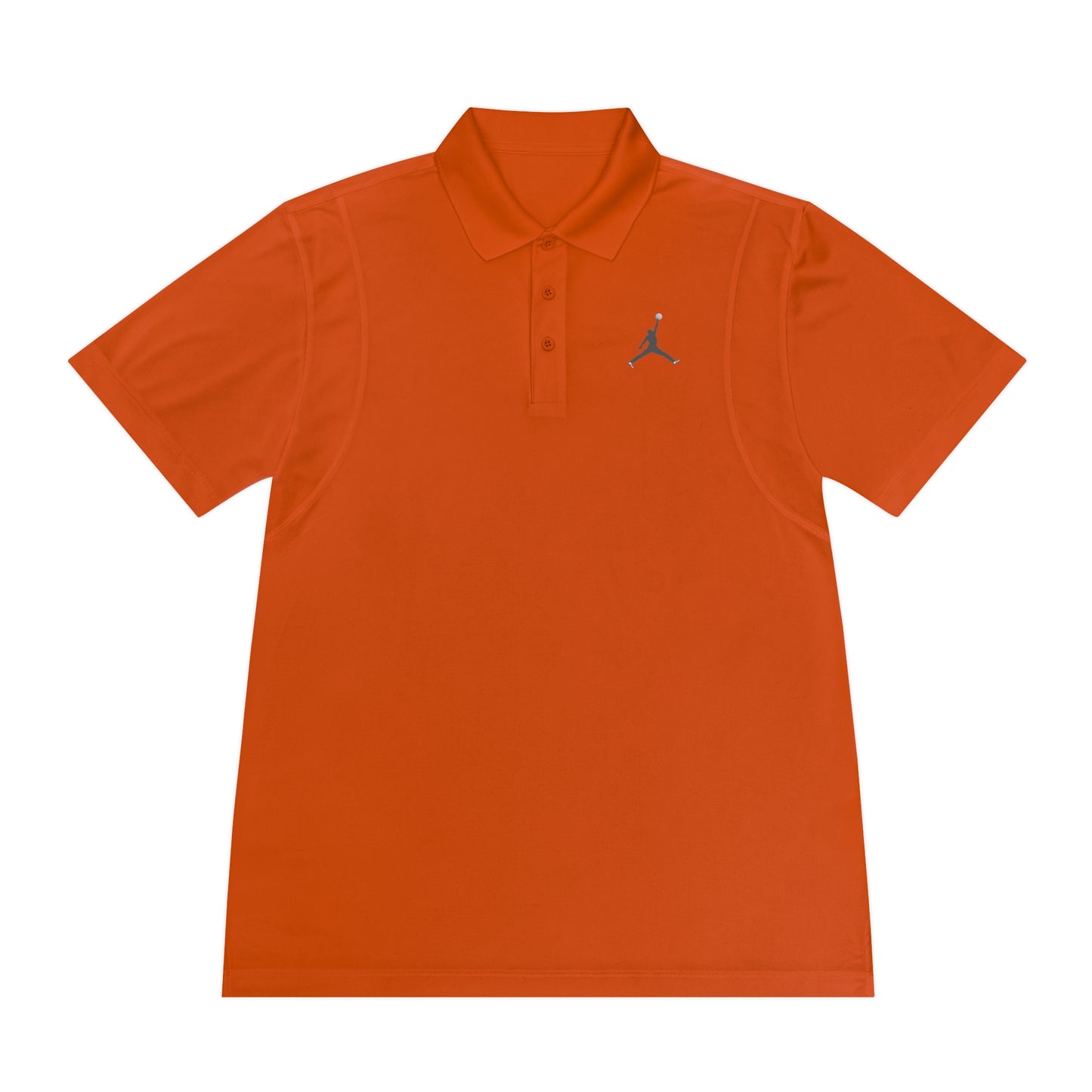 Men's Sport Polo Shirt; Golf Sports Men's Polo Shirt with Jordan Sign and Golf Ball Motif- Jordan Inspired Golf Apparel