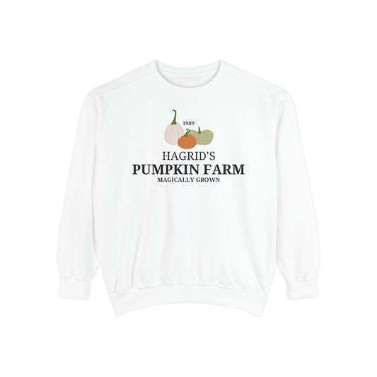 Hagrid's Pumpkin Farm - Magically Grown - Harry Potter Fall Sweatshirt - Comfort Color Crewneck - Halloween Theme Shirt