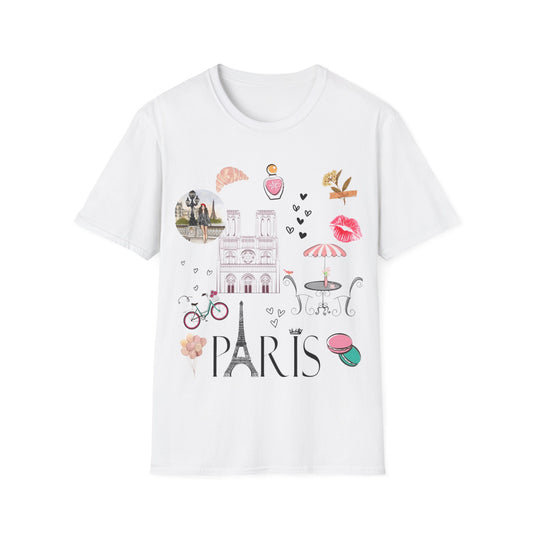 Paris Theme Women's T-Shirt - Emily in Paris Tee - Eiffel Tower Shirt - Women's Graphic Tee - Paris T Shirt - TV Show Shirts