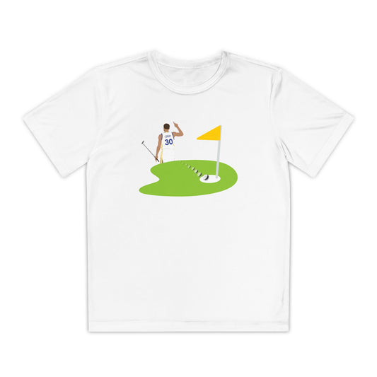 Kids Steph Curry Golf Tee - Steph Curry T Shirt- Athletic Shirt for Kids- Youth Competitor Tee - Curry Golf Adventure