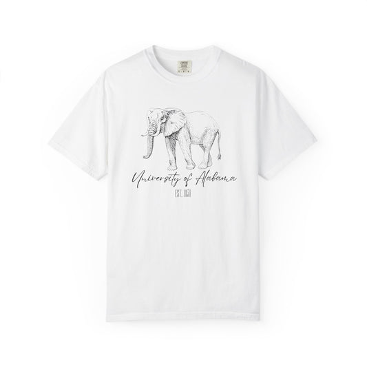 Crimson Tide Spirit T-Shirt - Majestic Elephant Design - University of Alabama Est. 1831