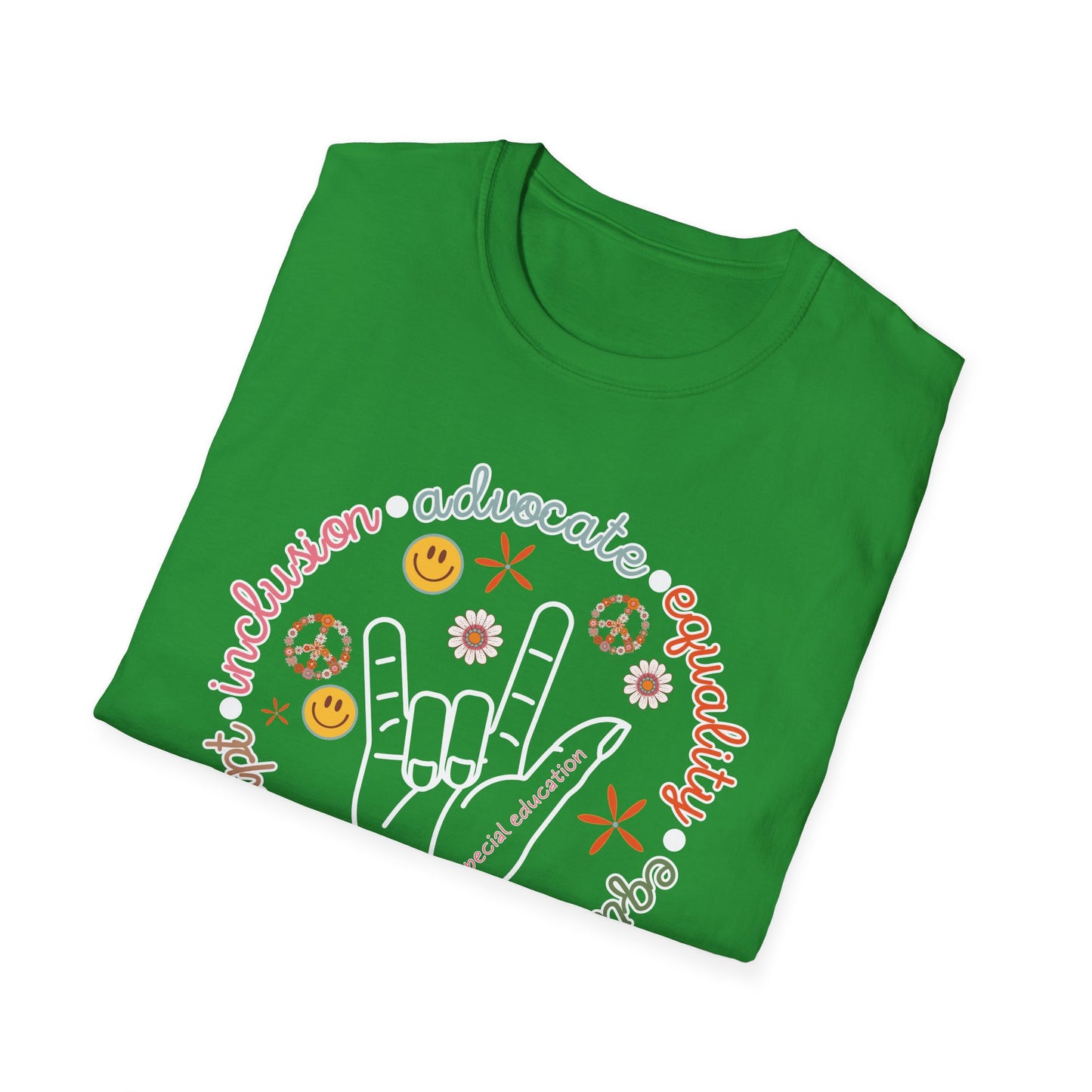Special Education Teacher Shirt - Retro Theme Advocate Inclusion and Equality - Teacher appreciation - Teacher Tee