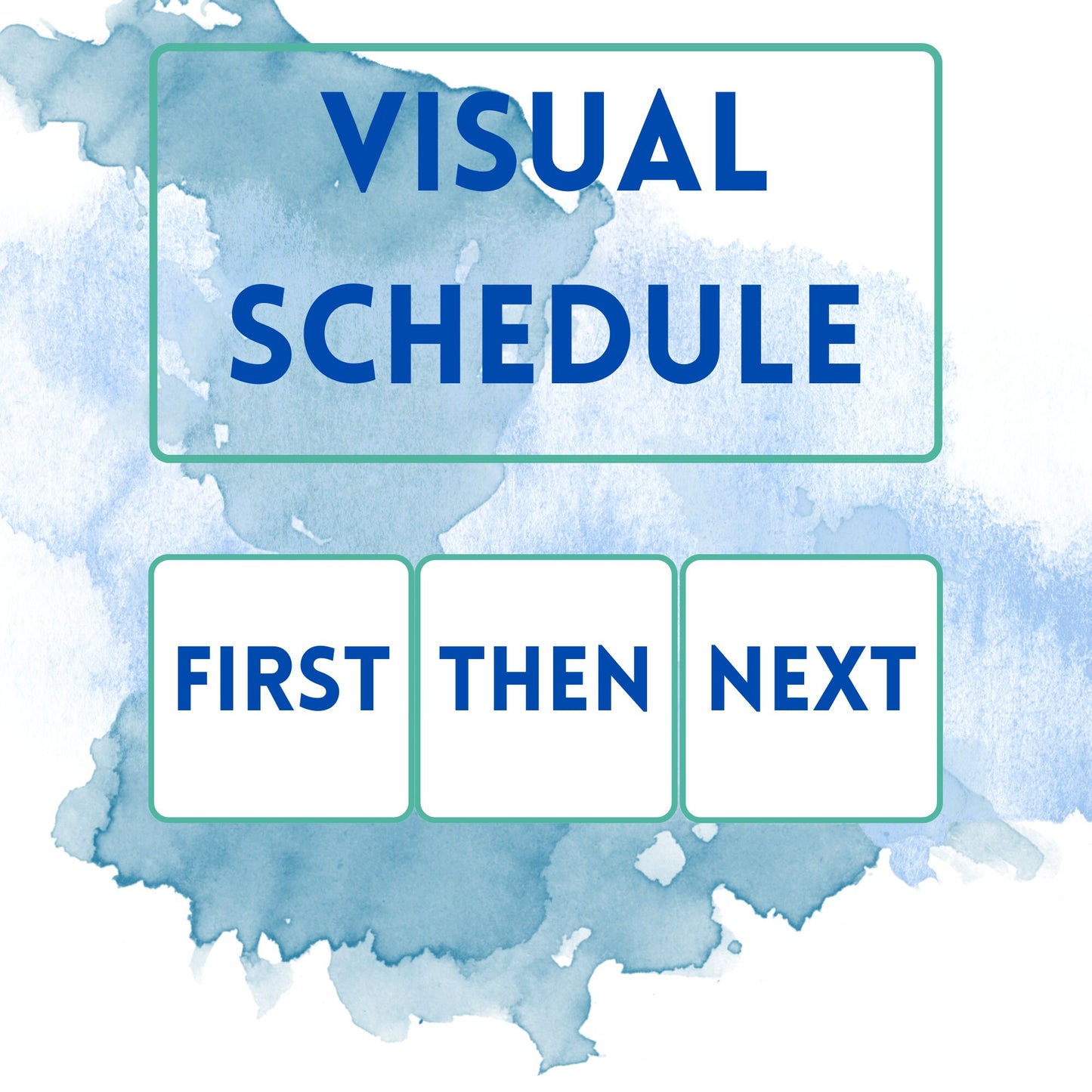 Printable Visual Schedule for Autism, Visual Schedule for Students, Visual Schedule for Home, Autism Learning, Feelings chart, Weather Chart